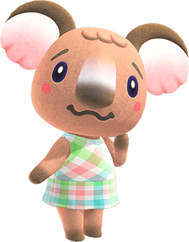cute animal crossing character